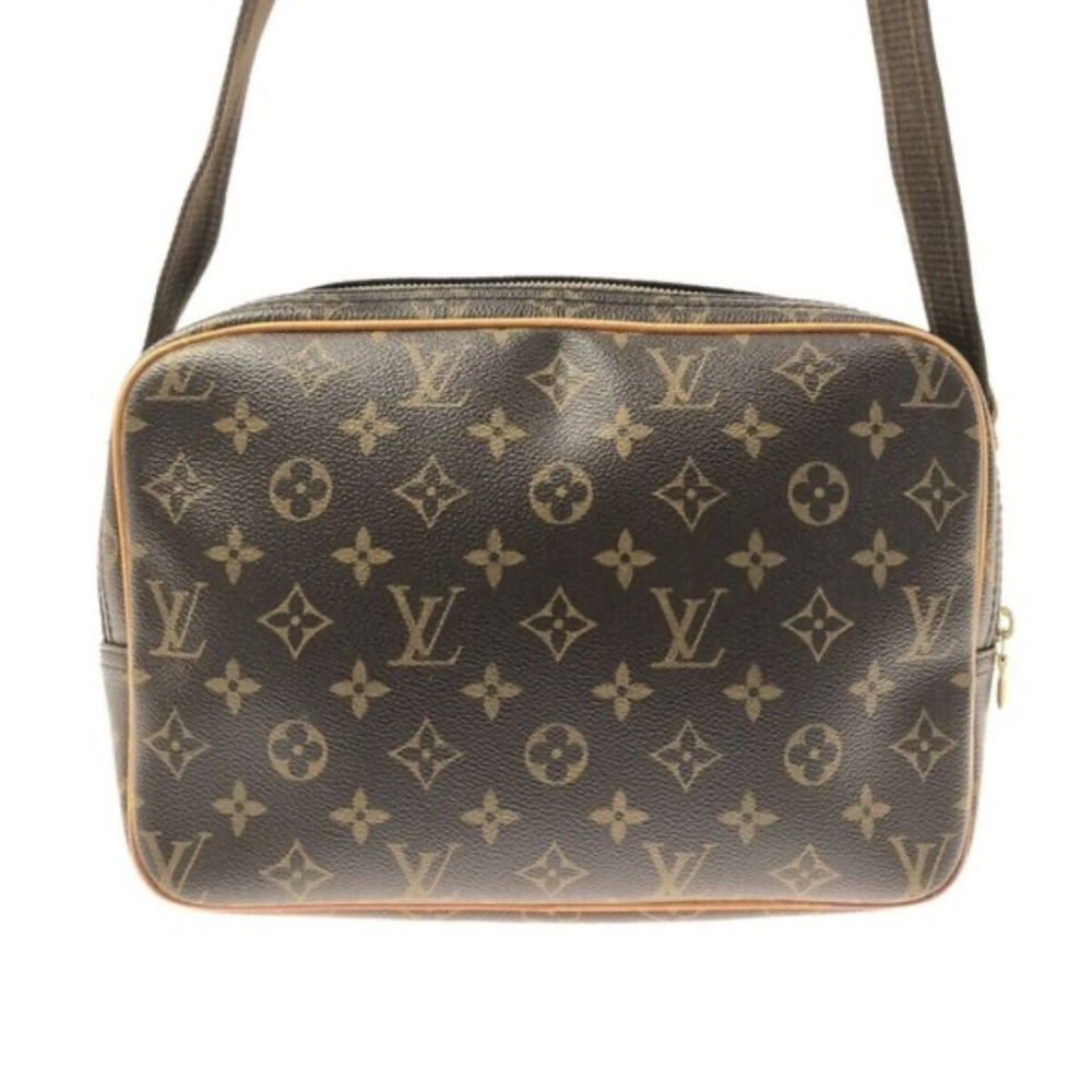 100% Authentic LOUIS VUITTON Reporter PM Brown Monogram Shoulder Bag - Picture 2 of 14